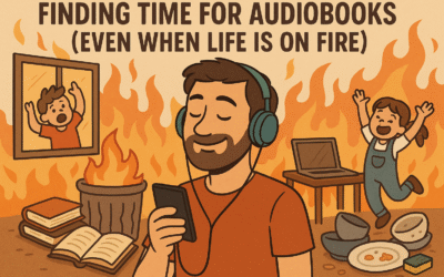 🎧 Finding Time for Audiobooks (Even When Life Is on Fire)